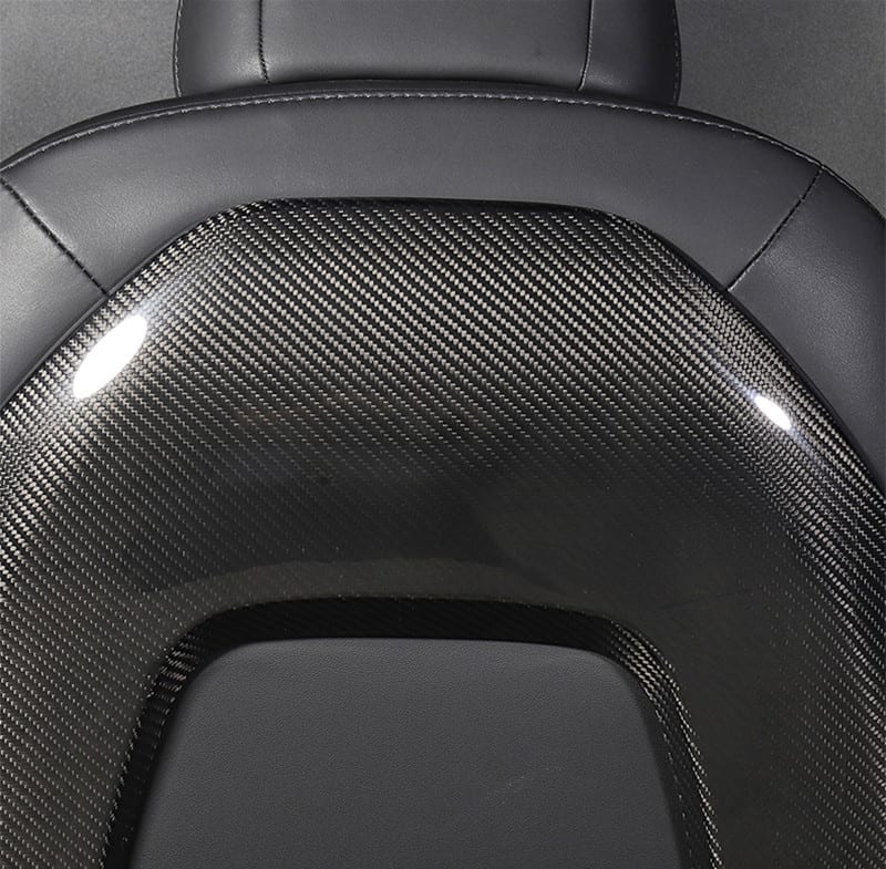 Carbon Fiber Seat Back Shell (2)