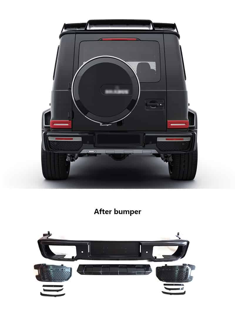 Upgrade B Style Wide Body Kit For G Class W464 G500 G63 (7)