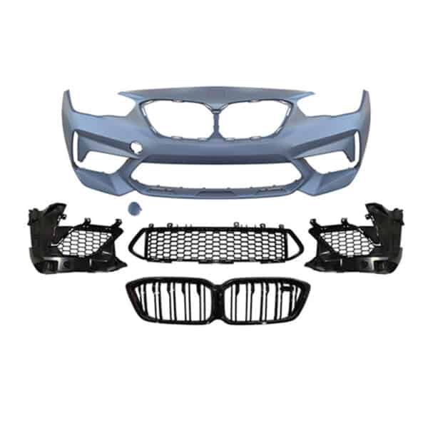 Upgrade M2c Body Kit Front Bumper For B Mw 1 Series F20 Lci (with No Paint)