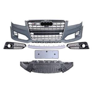 Upgrade S8 Front Bumper And Grille For A Udi A8 15 18