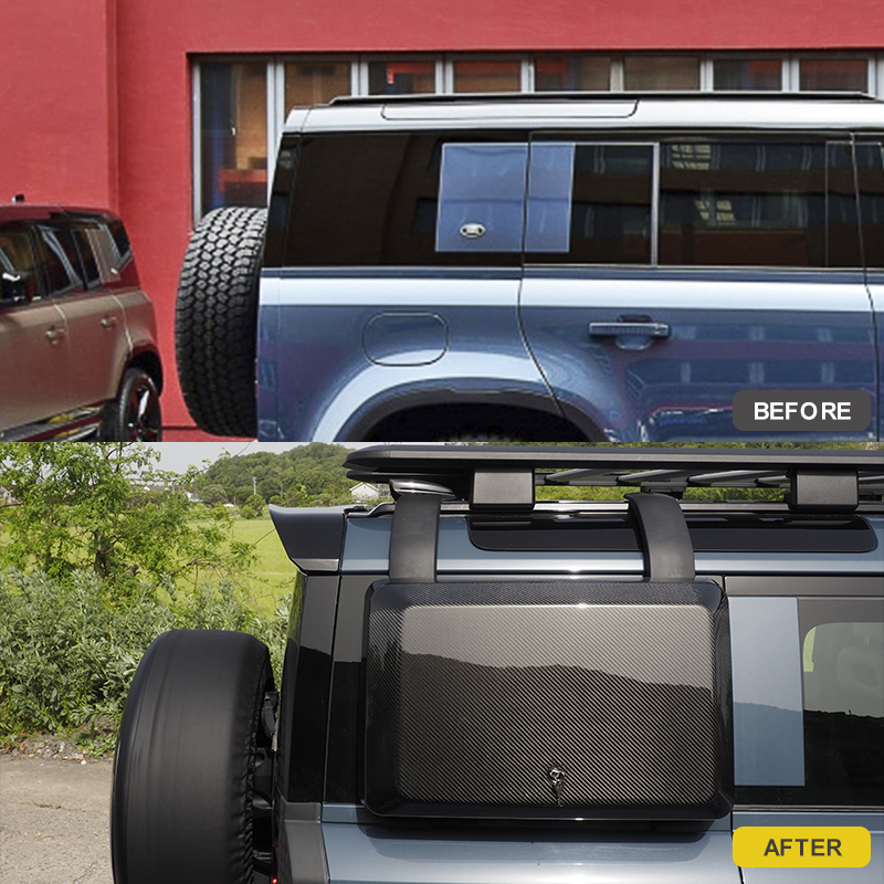 CARBON FIBRE STORAGE SIDE BOX FOR 2021 LAND ROVER DEFENDER - BUILD