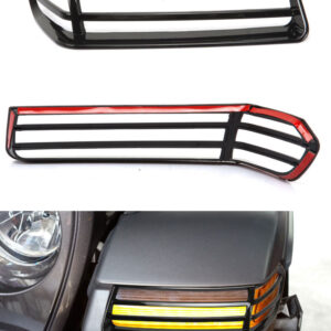 for jeep jl wheel eyebrow lamp protective cover