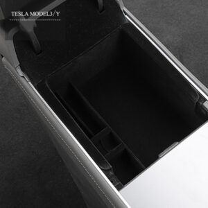 for tesla model 3 y armrest storage box